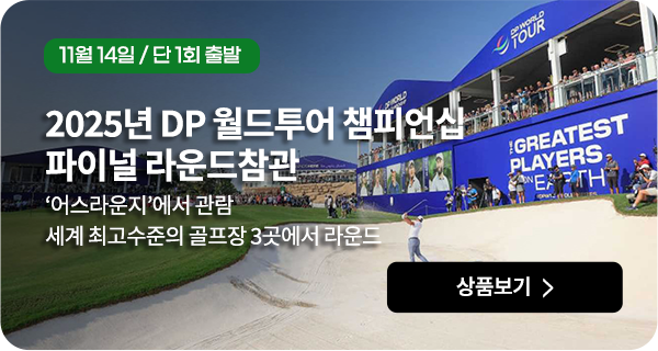 2025 DP월드투어 챔피언십 파이널 라운드참관
